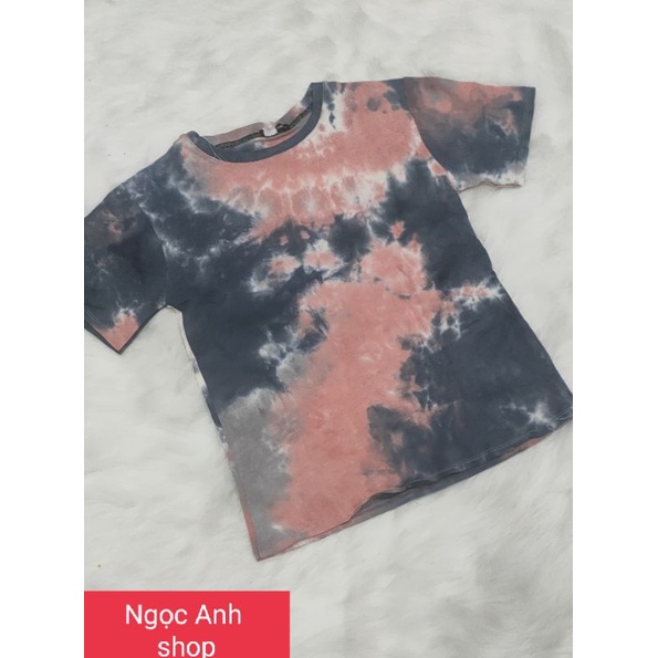 Áo thun màu loang,borip