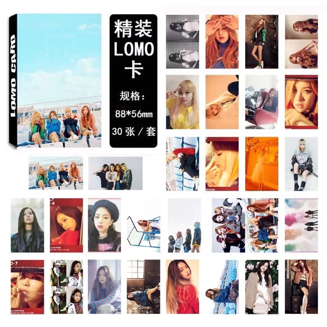 Lomo hộp giấy Blackpink và các thành viên