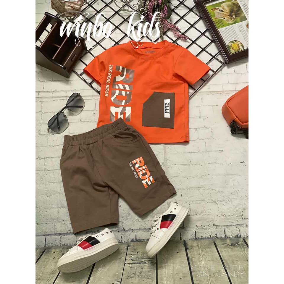 BỘ THUN TAY NGẮN BÉ TRAI SIZE ĐẠI