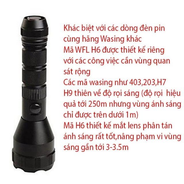 Đèn Pin Siêu Sáng WASING WFL-H6