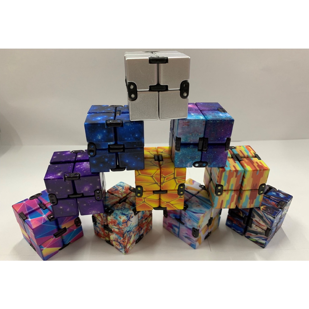 ❂✇Cross-Border Infinite Rubik s Cube Giải nén không giới hạn Đồ chơi II có sẵn trong kho cung cấp bầu trời đầy sao in UV