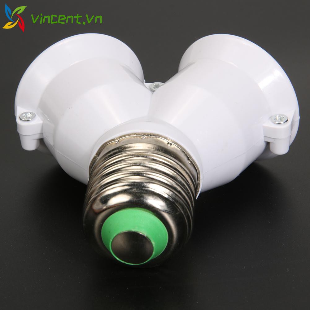 Đui Đèn Chia Cổng 2 Trong 1 E27