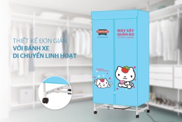 Tủ Sấy Quần Áo Sunhouse SHD2702 BH Chính Hãng 12 Tháng