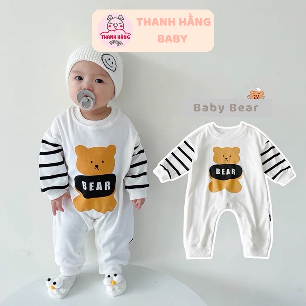 Body cho bé trai bé gái, body liền thân cho bé Thanh hằng baby 5 -13 kg