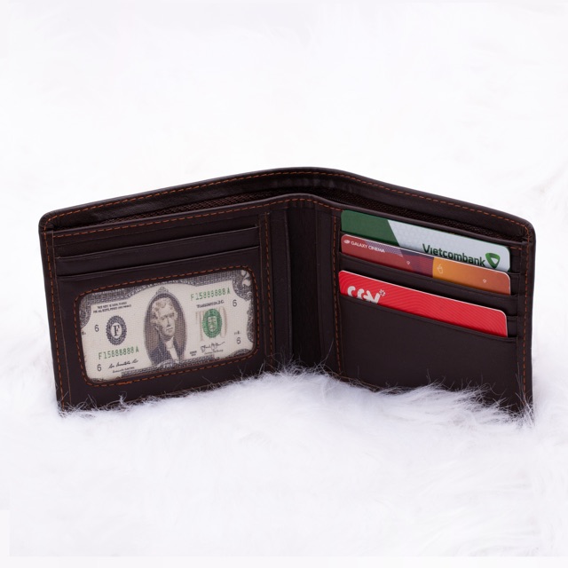 [Hot SaLe]Ví da nam cao cấp thời trang - ví da bò cao cấp giá rẻ J187 | BigBuy360 - bigbuy360.vn