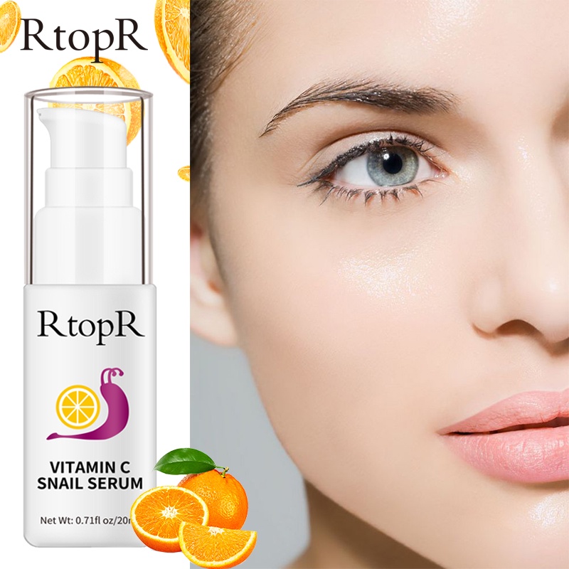 Serum Dưỡng Da Trắng Da RtopR Chiết Xuất Ốc Sên/Vitamin C Chống Nếp Nhăn Săn Chắc Và Trẻ Hóa Làn Da Hiệu Quả Vitamin C Brightening 20ML