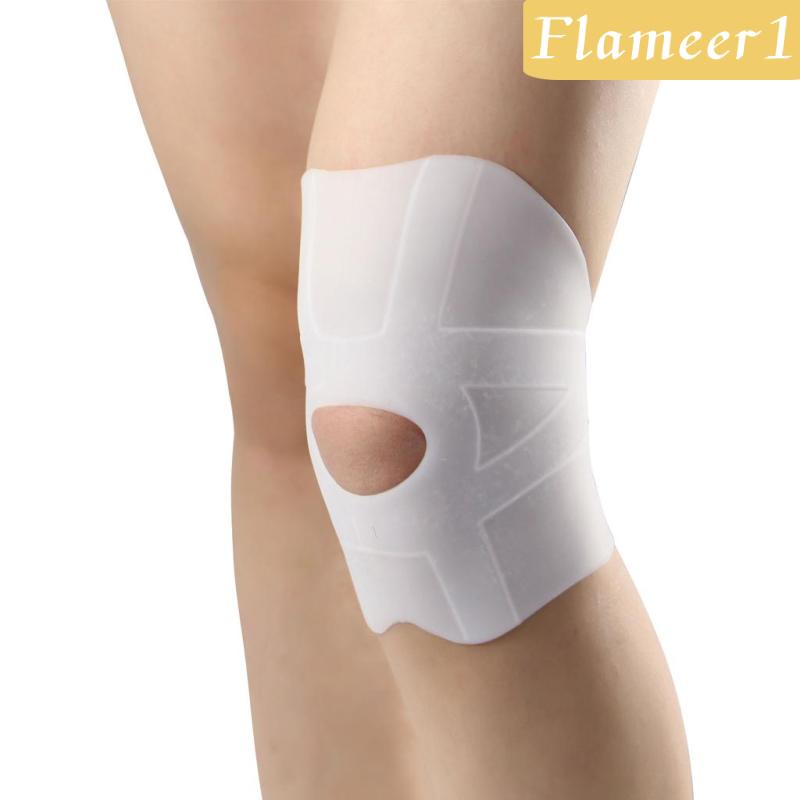 Đai Quấn Bảo Vệ Đầu Gối Bằng Silicon Mềm Hỗ Trợ Giảm Đau Khớp Hiệu Quả Flameameer1