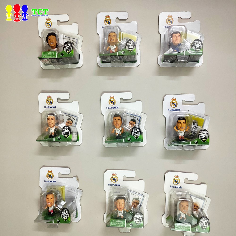 Mô hình tượng cầu thủ Soccerstarz Clb Real Madrid ( Hàng UK - Fullbox)