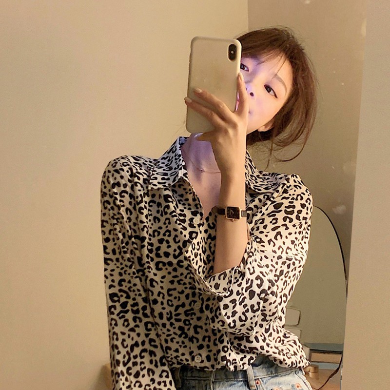 Sơ mi beo trắng mới | 11 HIN