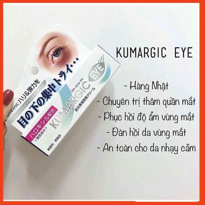 Kem thâm mắt Kumargic Nhật [FREE SHIP] 20g có video