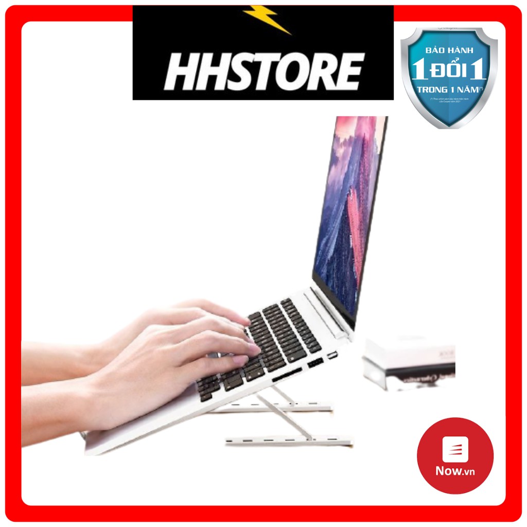 [ QUÀ TẶNG KHẨU TRANG] Giá đỡ laptop, Macbook, Ipab-Đế tản nhiệt laptop bằng nhôm hỗ trợ tản nhiệt