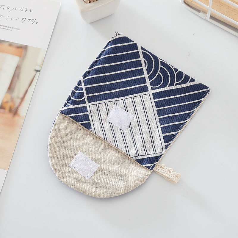 Túi đựng băng vệ sinh tùy chọn họa tiết phong cách hoạt hình đáng yêu