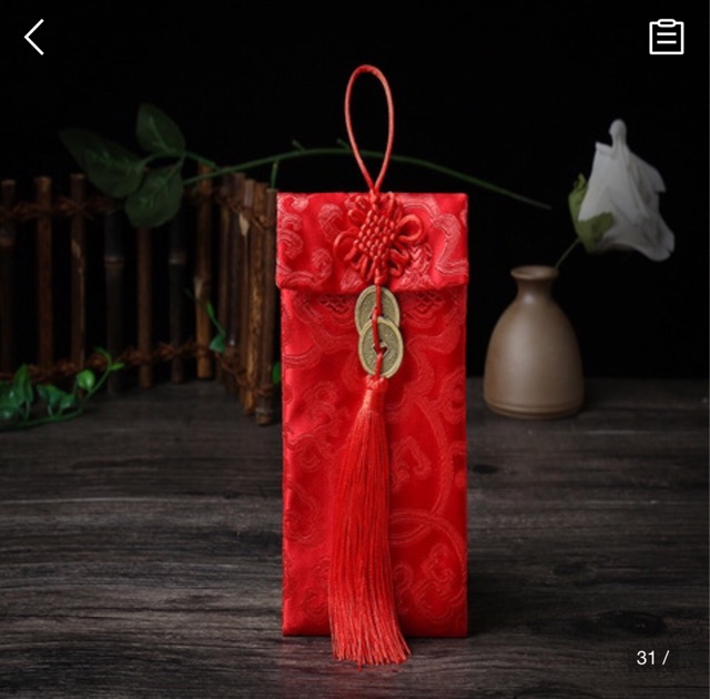 Combo Bao Lì Xì Vải Gấm Cao Cấp
