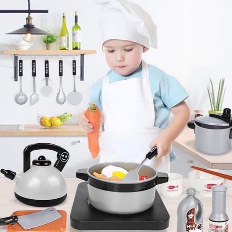 [Mã LIFEHOT1505 giảm 10% đơn 99K] Đồ chơi nấu ăn cho bé 36 món size lớn cho bé gái (Mẫu không bếp)