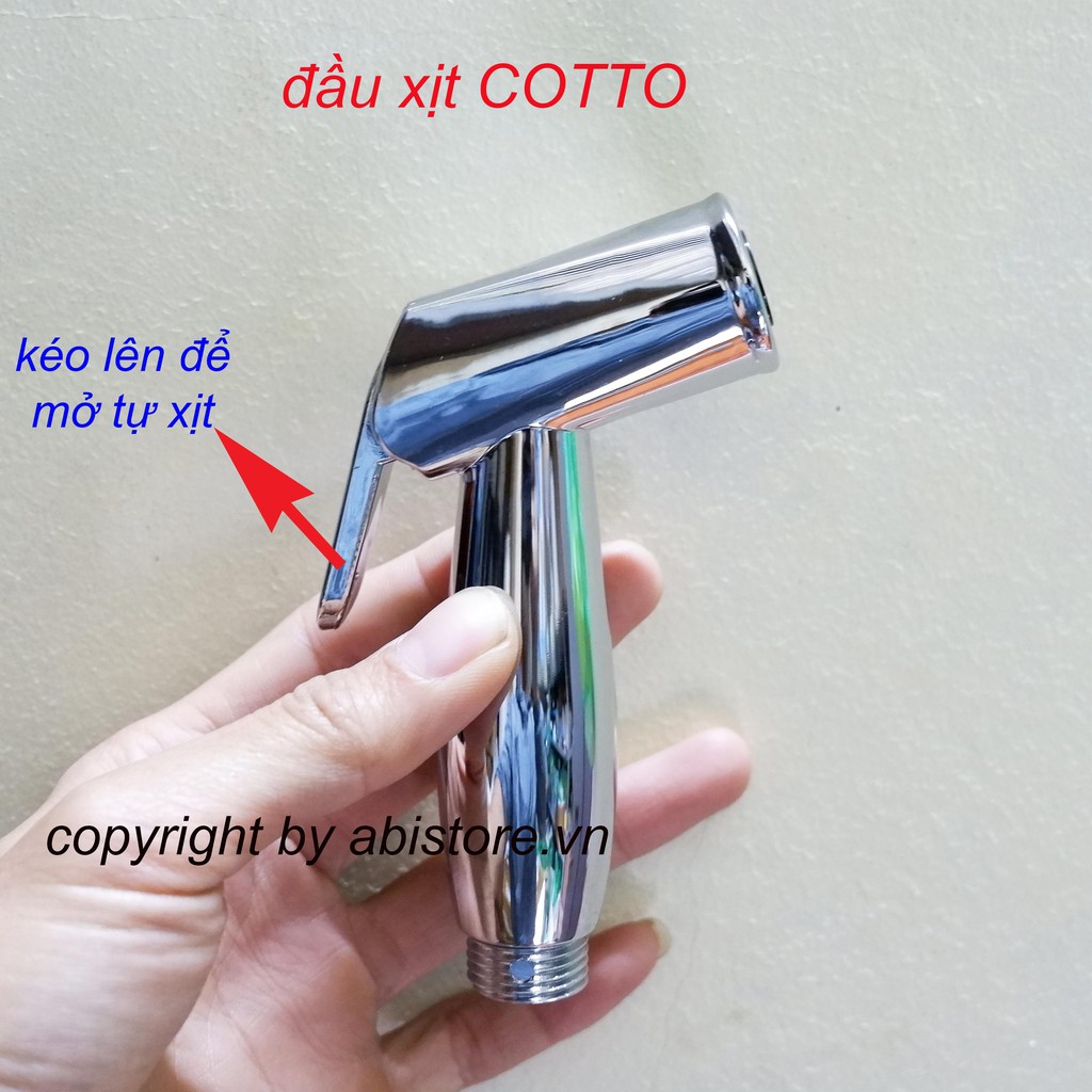 Đầu vòi xịt vệ sinh toilet cao cấp 2 chế độ điều khiển nước xịt mạnh dct01