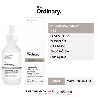 Tinh chất cấp nước The Ordinary Hyaluronic Acid 2% + B5 ( 60mL )