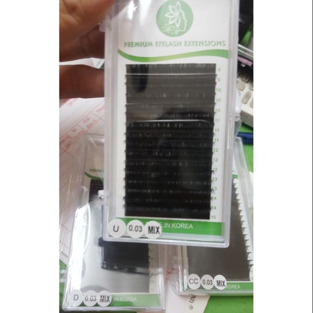 Mi lông thỏ 0.03 khay mix số