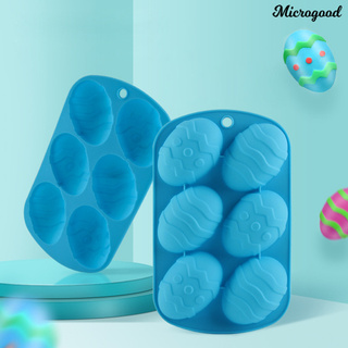 Khuôn Silicone Làm Bánh Chống Dính Chịu Nhiệt Hình Quả Trứng Phục Sinh