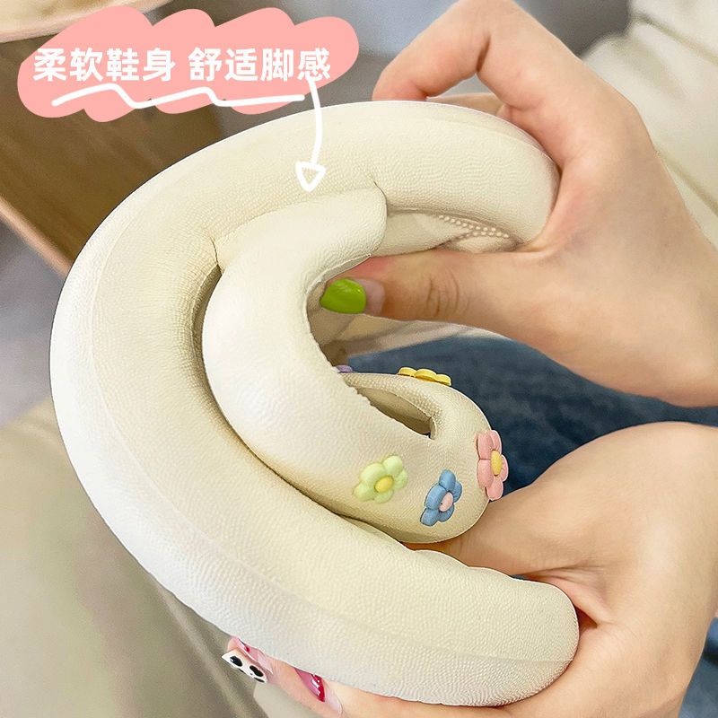 Dép Xỏ Ngón Đế Dày Chống Trượt Thiết Kế Mới Thời Trang Mùa Hè Dành Cho Nữ