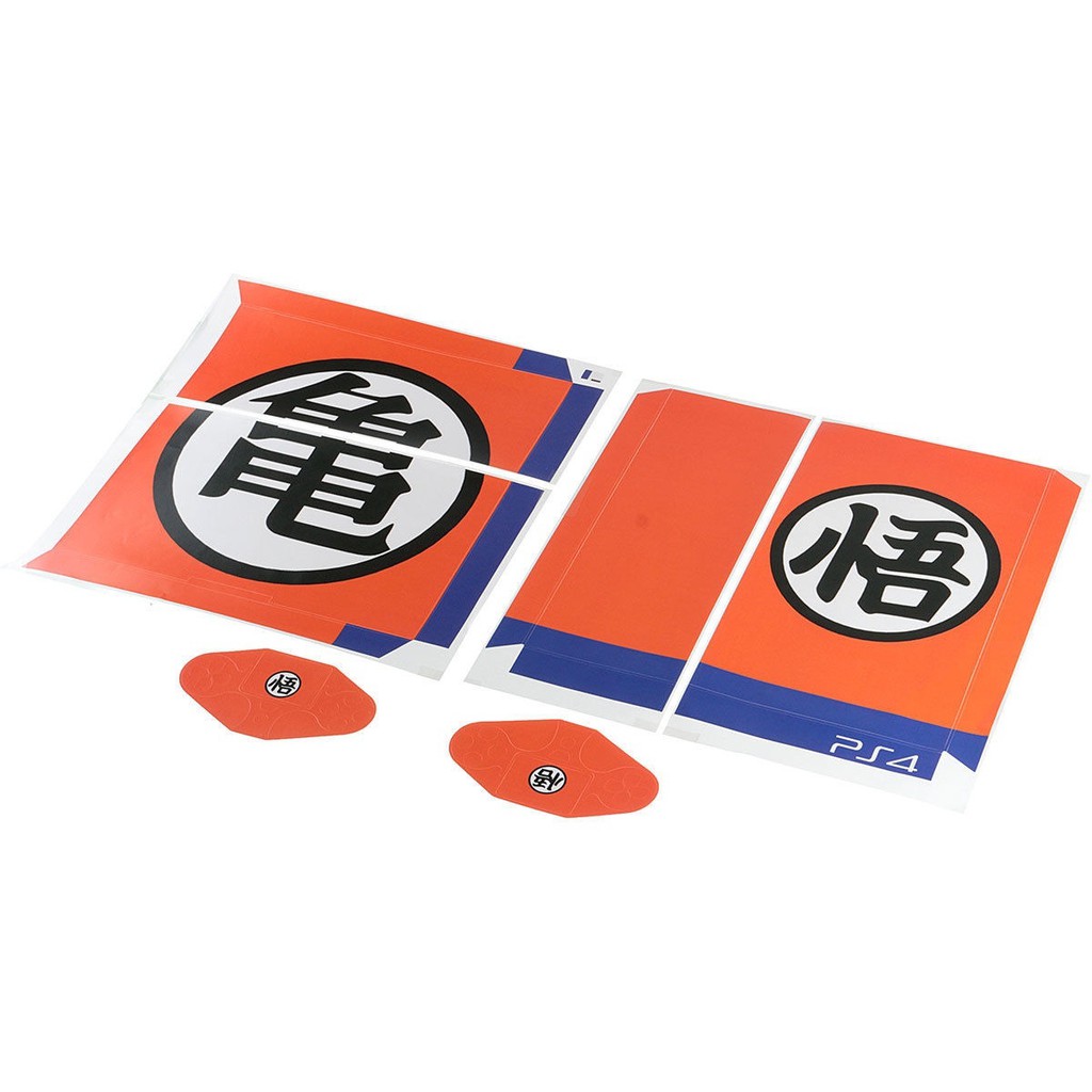 Set miếng dán hình Dragonball Z cho bảng điều khiển và 2 tay cầm chơi game Ps4