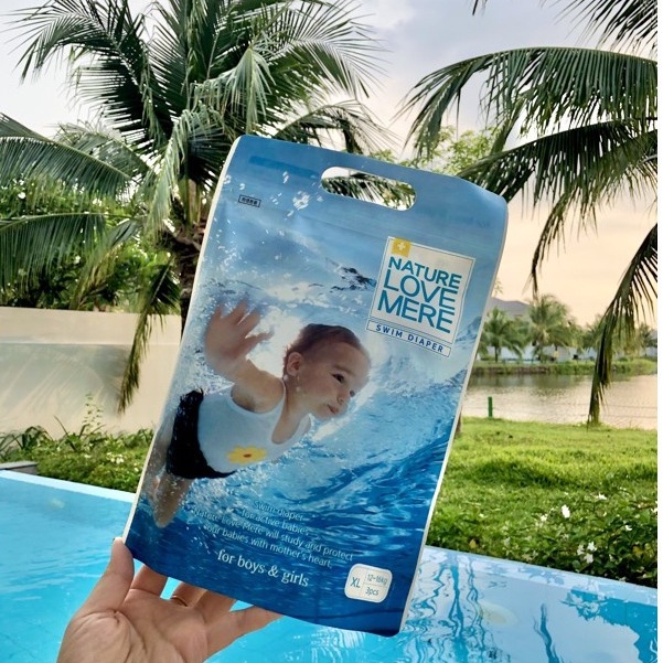 Bỉm bơi NATURE LOVE MERE cao cấp Hàn Quốc size L3/XL3