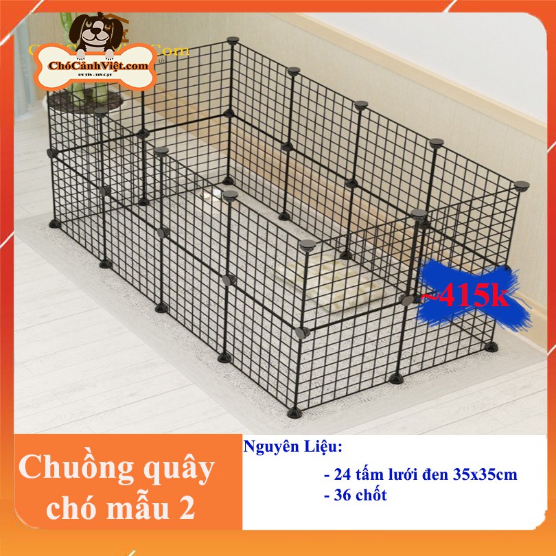 [TẶNG CHỐT] 9 mẫu chuồng,rào, lồng quây chó mèo siêu HOT  2021 - Bán lẻ theo tấm, tặng 2 chốt/tấm