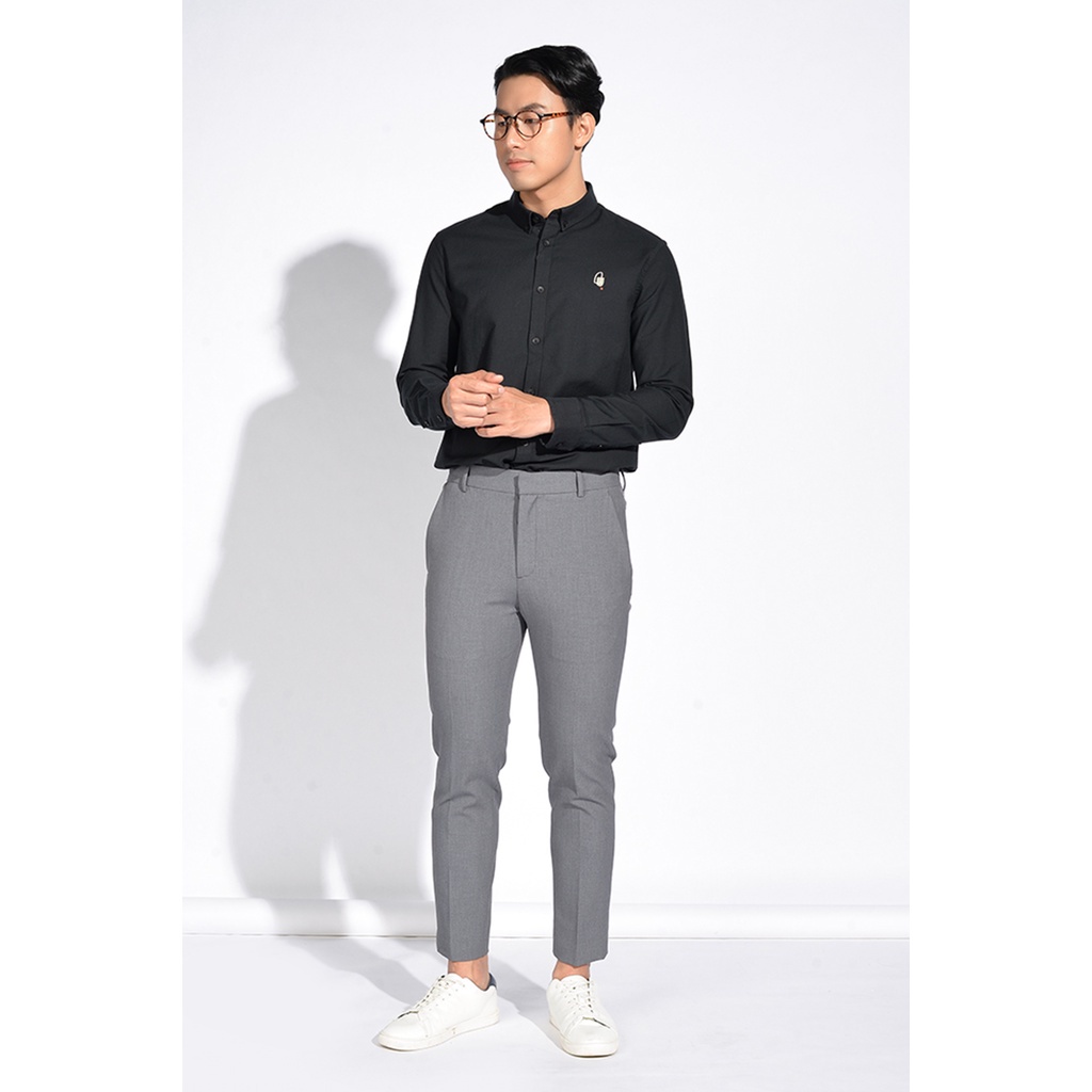 Áo Sơ Mi Nam Tay Dài Cổ Cài Nút Form Fitted - Routine 10S20SHL018