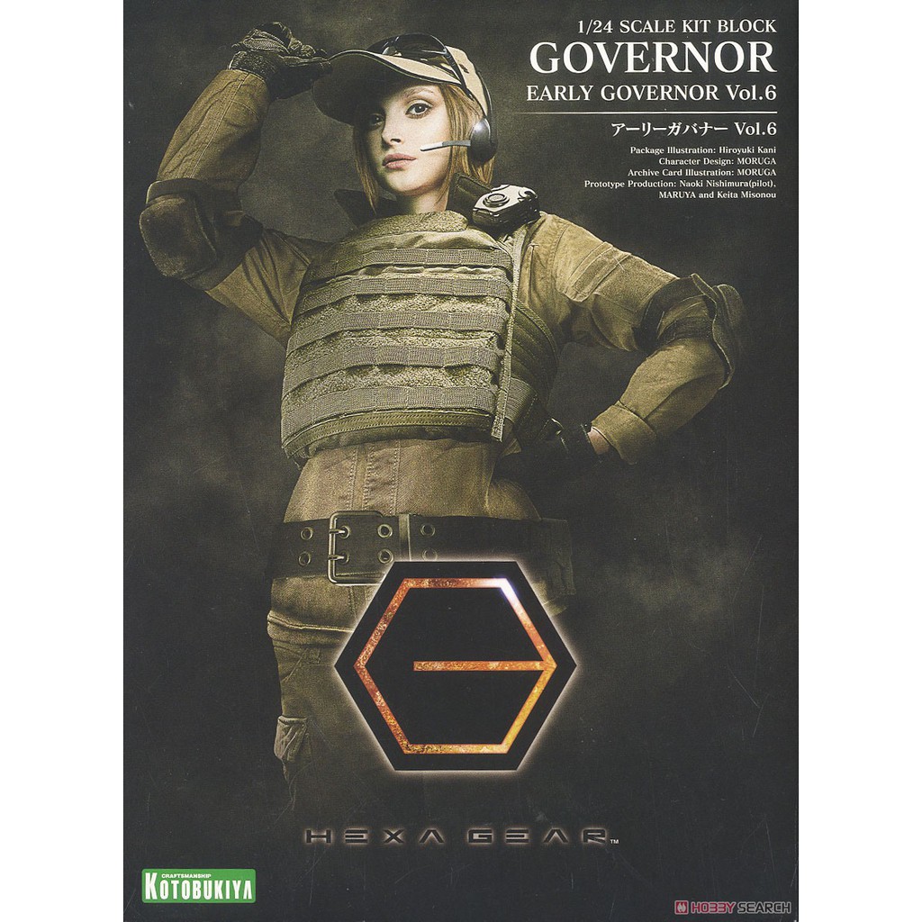 [Thanh lý bán lỗ] Mô hình Kotobukiya Hexa Gear Early Governor Vol.6 [KTB] [HXG]