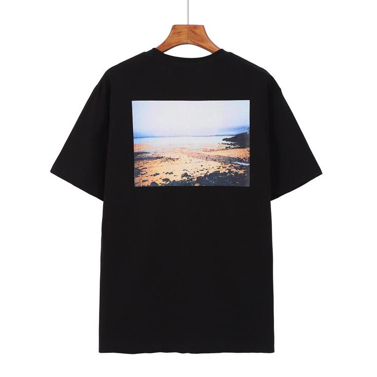 Áo thun tay ngắn cotton in hình thời trang dành cho nam và nữ