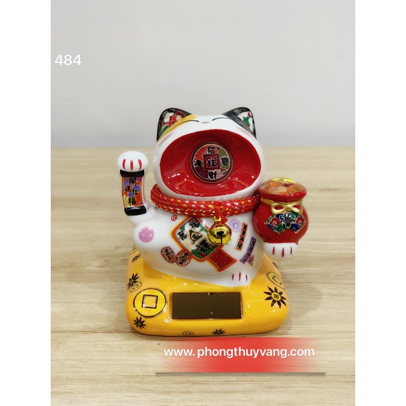 🔸️Mèo Thần Tài vẫy tay Năng Lượng Mặt Trời 12cm | BigBuy360 - bigbuy360.vn