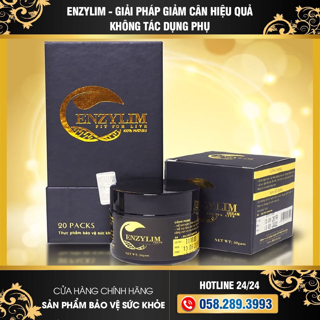 Bữa Ăn Giảm Cân Enzylim, Cân Bằng Cân Nặng Hỗ Trợ Giảm Béo Hiệu Quả,Thực Phẩm Cho Sức Khỏe - Hộp 20 gói