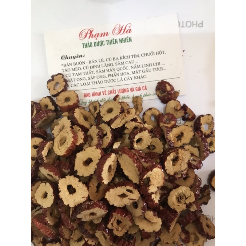 Táo đỏ thái lát Tân Cương 500g