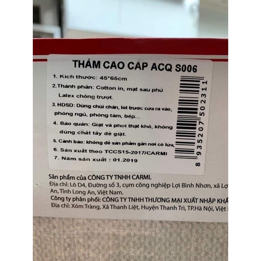 Thảm cao cấp ACQ Carmi Hàn Quốc