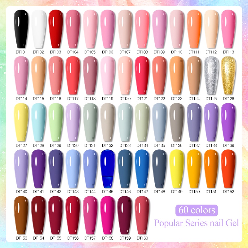 Gel sơn móng tay MTSSII MEET ACROSS UV dạng lột nhiều màu sắc tùy chọn sáng bóng xinh xắn 7ml