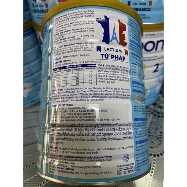 Sữa bột Alponte Optipro 0+ 800g