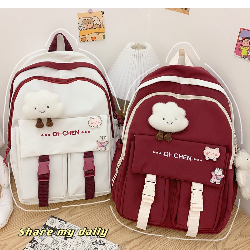 BALO NỮ PHONG CÁCH ULZZANG MÀU PASTEL New B07