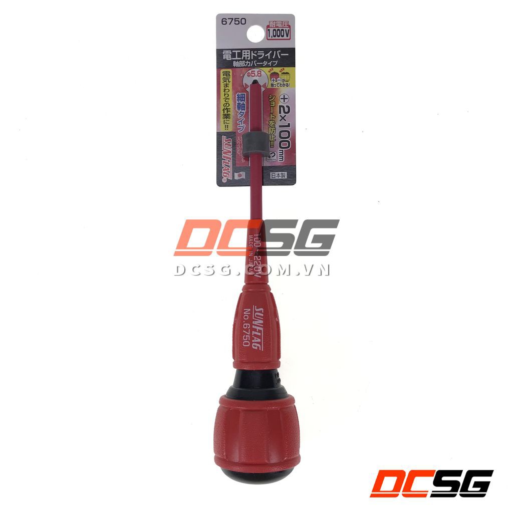 Tua vít bake - dẹp cách điện 1000V Sunflag 6750 (chọn phân loại) | DCSG
