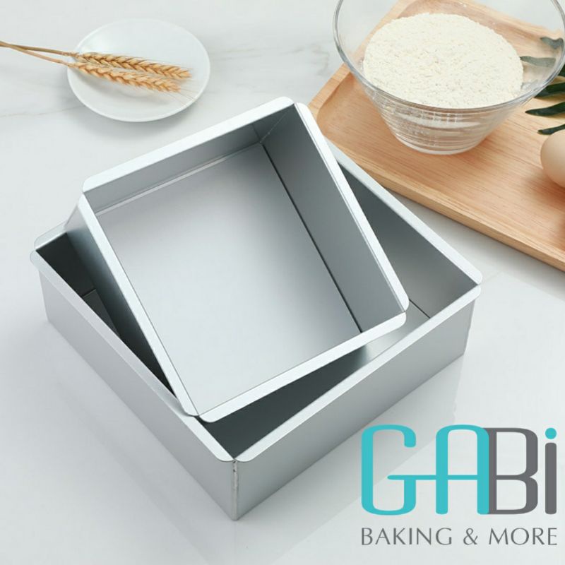 Khuôn nhôm đúc vuông đế liền 15-20cm