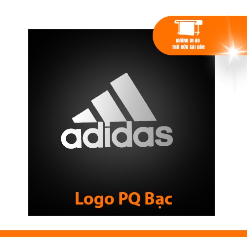 Logo adidas ép nhiệt lên vải bằng bàn ủi, bàn là