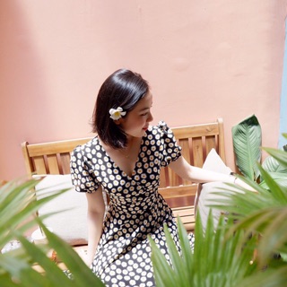 ĐẦM HOA CÚC ĐẮP NGỰC (KÈM HÌNH THẬT)