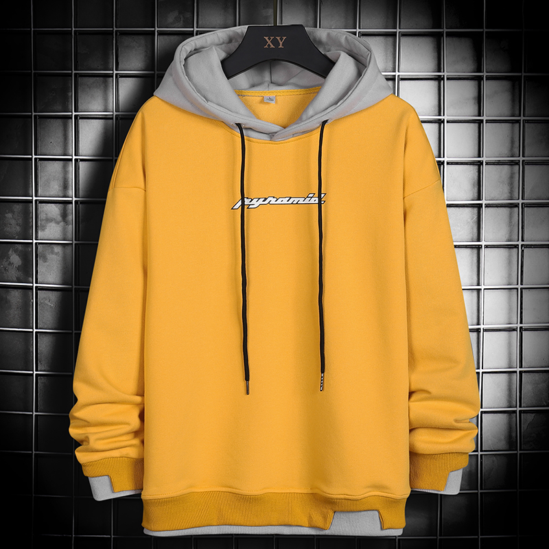 Áo hoodie sweater dạng ráp màu trơn thắt dây màu đen thời trang cho nam | BigBuy360 - bigbuy360.vn