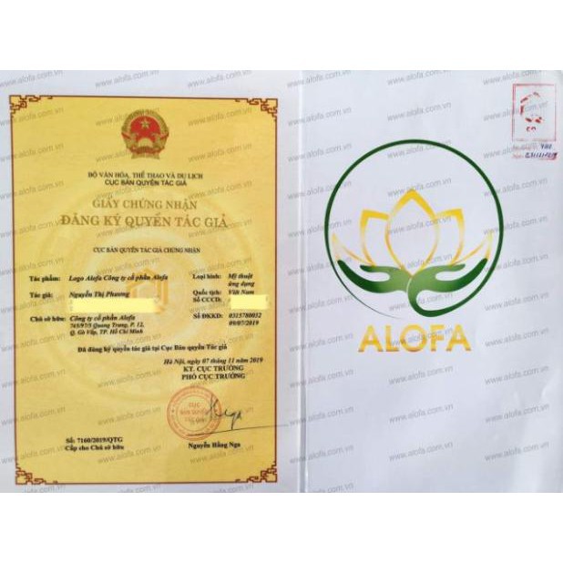 Bột thảo dược phong thủy Alofa