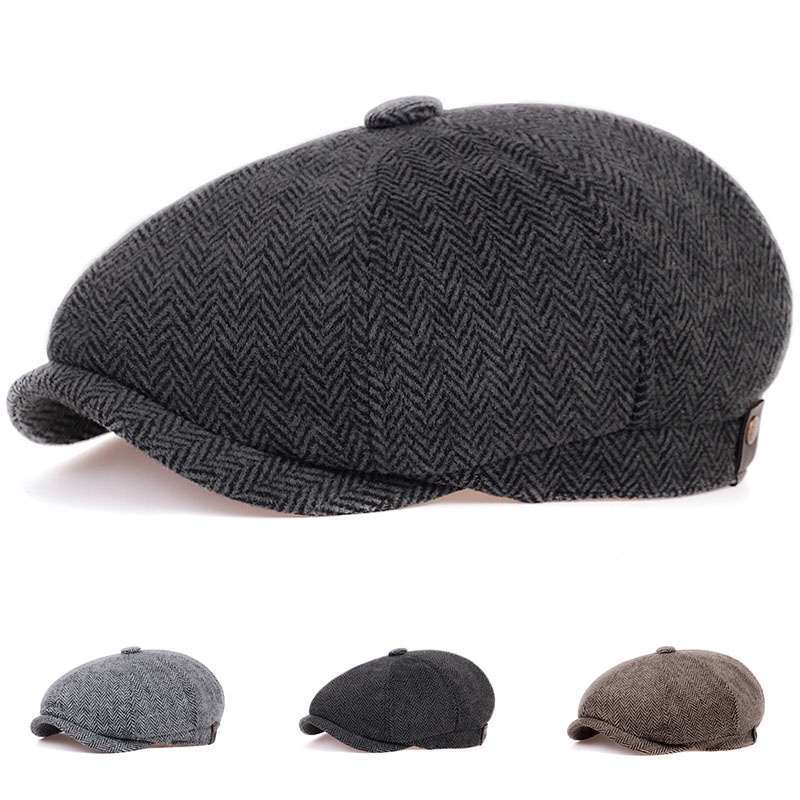 Mũ Mannen En Vrouwen giữ ấm cho mùa đông phong cách retro dành cho nam và nữ