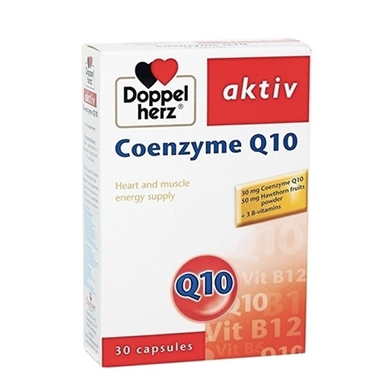 Viên Uống Hỗ Trợ Bổ Tim Mạch Của Đức Aktiv CoQ10 Doppelherz Coenzyme Q10 Hộp 30 Viên