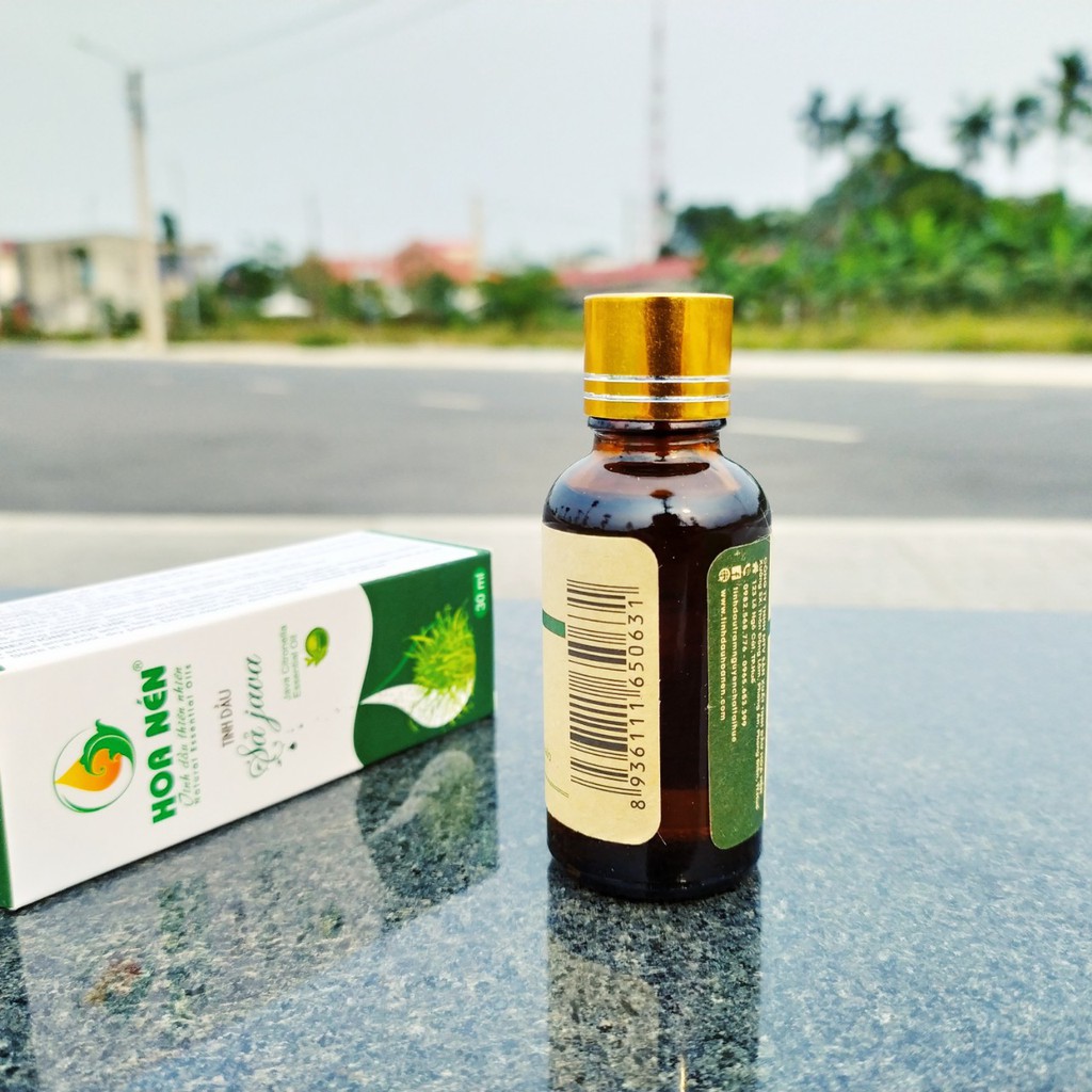 [Mã HOANEN6K giảm 6K] Tinh dầu Sả Java 30ml nguyên chất Hoa Nén_Sát khuẩn, khử mùi, đuổi côn trùng: muỗi, kiến, gián...