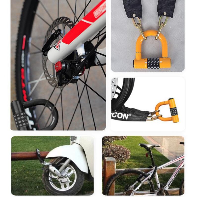Khóa Chống Trộm Mật Mã 4 Số Khóa Xe Đạp - Xe Máy - Ô Tô - Nhà Cửa - Cổng Chống Cưa Cắt An Toàn Thông Minh - tienichnhapk