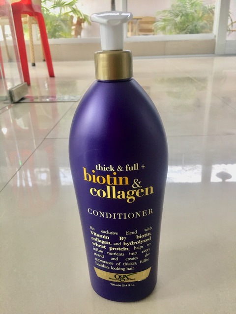 Dầu Xả Ogx Thick & Full Biotin & Collagen Conditioner 750ml – MỸ