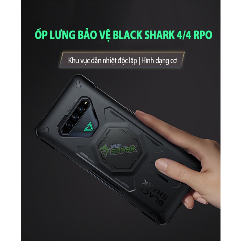 Ốp tản nhiệt kim loại cho điện thoại Blackshark 4/ Blackshark 4 pro