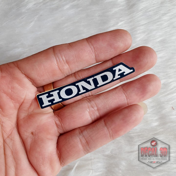 TEM CHỮ HONDA 8,5CM DÁN CÁNH BỮNG HÀNG CAO CẤP SẮC NÉT