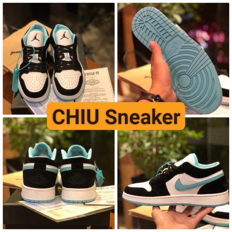 [Free Ship] Giày thể thao Jordan 1 low - Da thật - Đế cao su [ Jordan xanh ] [ Jordan xám ] [ Jordan đen ] [ JD 1 Low ] | BigBuy360 - bigbuy360.vn